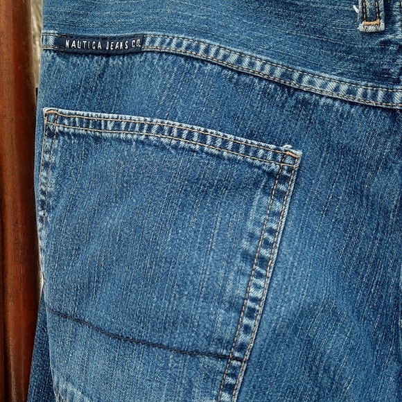 🍀3/15 Nautica Men's Blue Jeans - Picture 9 of 10